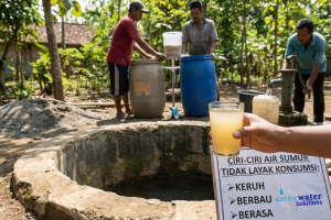 Ciri-Ciri Air Sumur Tidak Layak Konsumsi dan Cara Mengatasinya